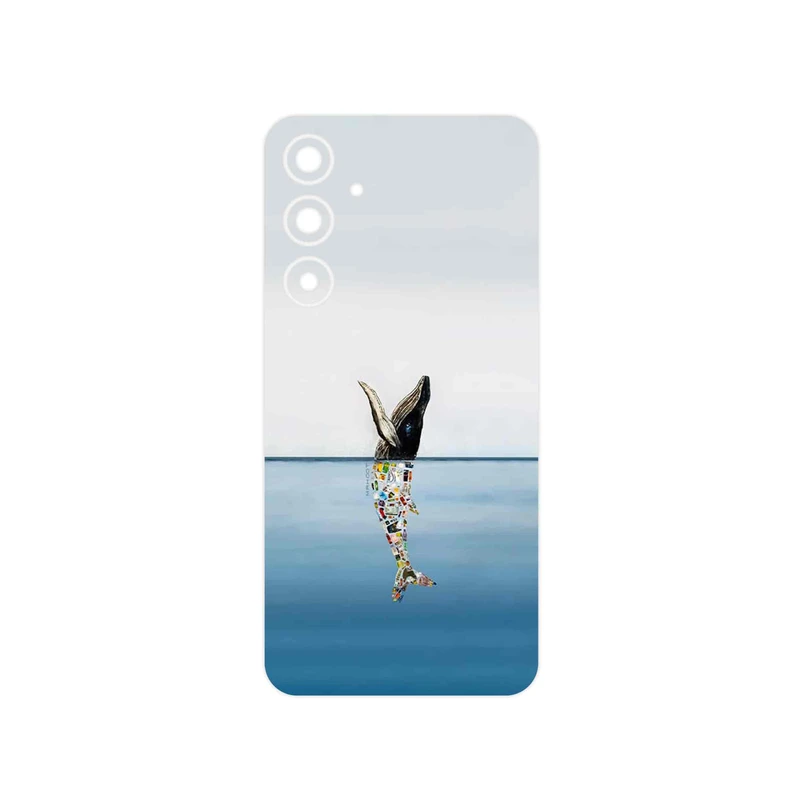 برچسب پوششی ماهوت مدل Collage of Sea Trash مناسب برای گوشی موبایل سامسونگ Galaxy A35