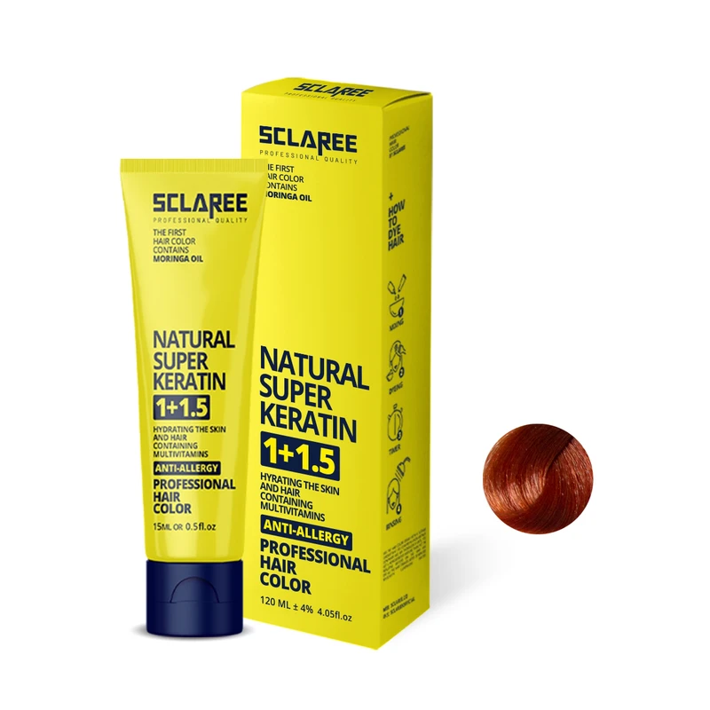 رنگ مو اسکلاره شماره 5.04 حجم 120 میلی لیتر رنگ برنز