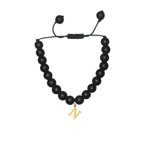 دستبند مهره ای زنانه هایکا مدل ایموجی لبخند کد bd.h 136