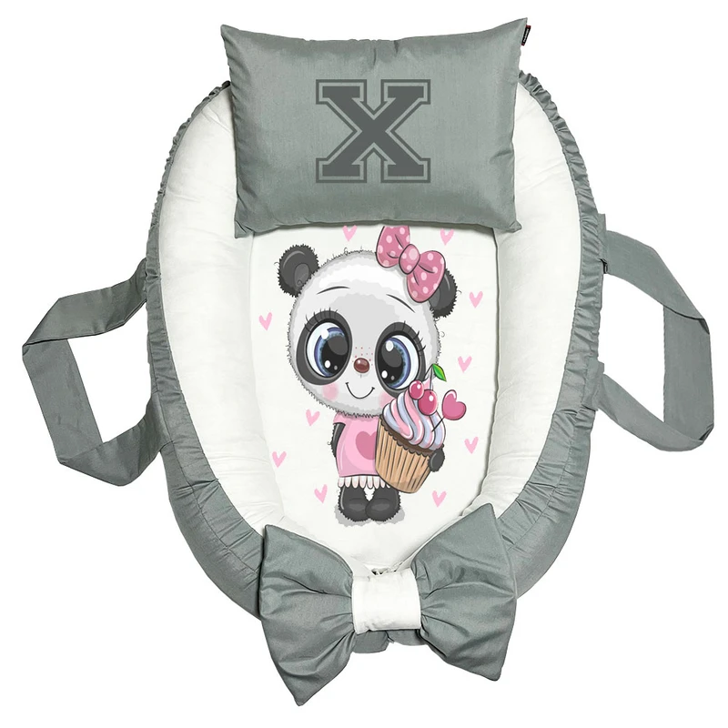 تشک غلت گیر نوزاد پاد آفرین مدل پاندا طرح حرف X