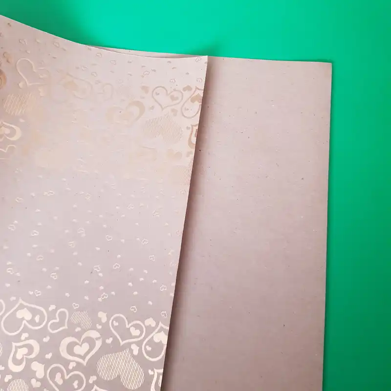 کاغذ کادو مدل قلبی کرافت