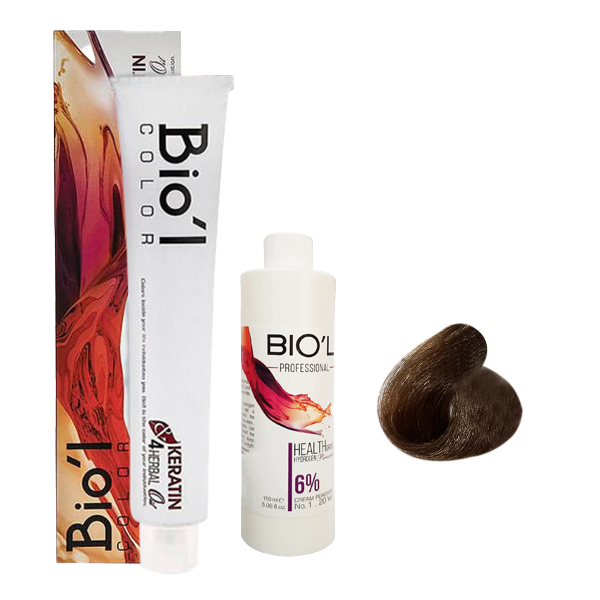 کیت رنگ مو بیول سری LENTIL شماره 8.9 حجم 100 میلی لیتر رنگ بلوند گردویی روشن