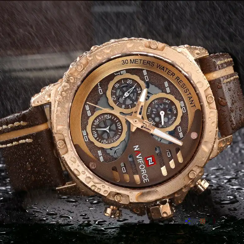 ساعت مچی عقربهای مردانه نیوی فورس مدل 9110RGCEBN