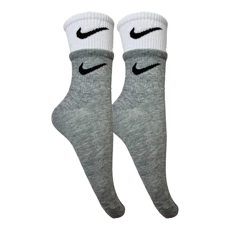 جوراب ورزشی ساق بلند مردانه مدل کش دو کش کد TW01