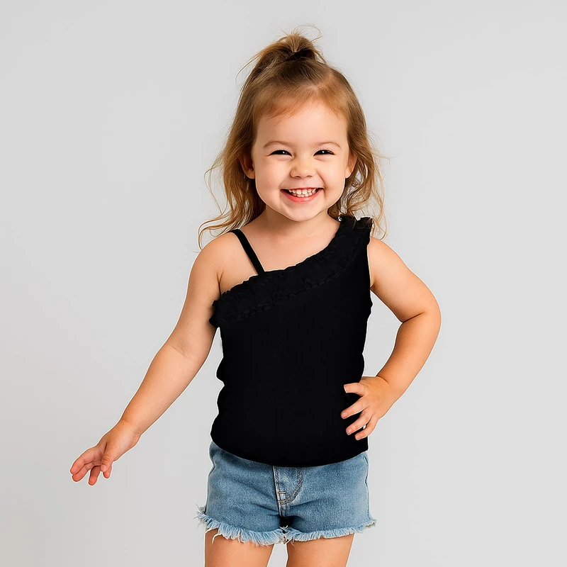 تاپ دخترانه دل آویز مدل T350