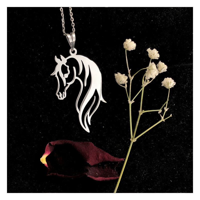 گردنبند نقره زنانه مدل ترکمن کد G-180