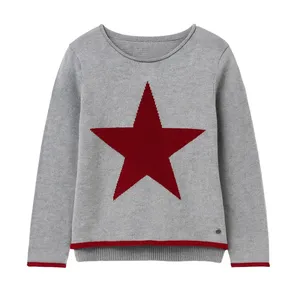 پلیور یقه گرد دخترانه مدل 7019