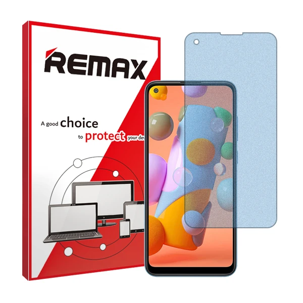 محافظ صفحه نمایش مات آنتی بلو ریمکس مدل HyMBLU مناسب برای گوشی موبایل سامسونگ Galaxy A11 