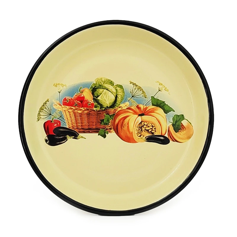 بشقاب مدل لعابی طرح کدو