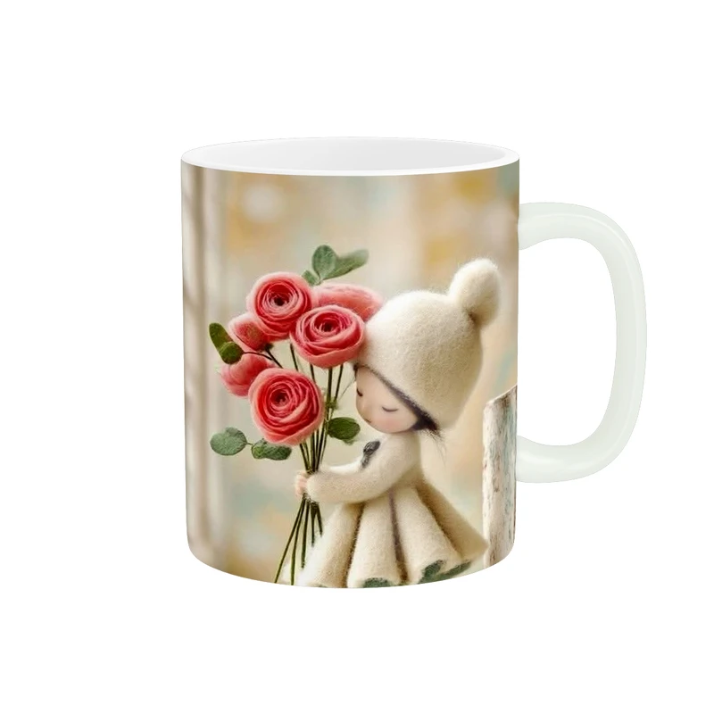 ماگ پاد آفرین طرح دخترک کد 3291