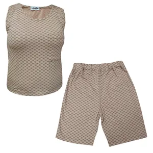 ست تاپ و شلوارک راحتی زنانه کد A1087