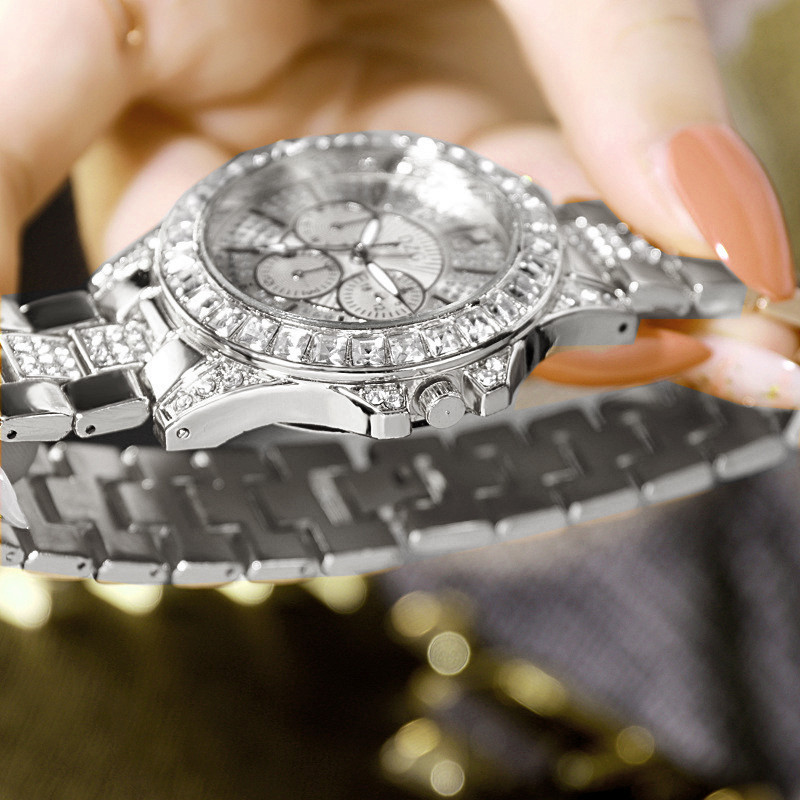 ساعت مچی عقربه ای ویفان مدل فول نگین کد n11