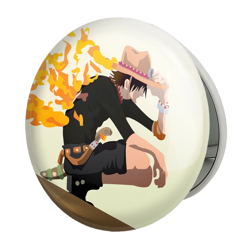 آینه جیبی خندالو طرح لوفی انیمه وان پیس One Piece مدل تاشو کد 17284 