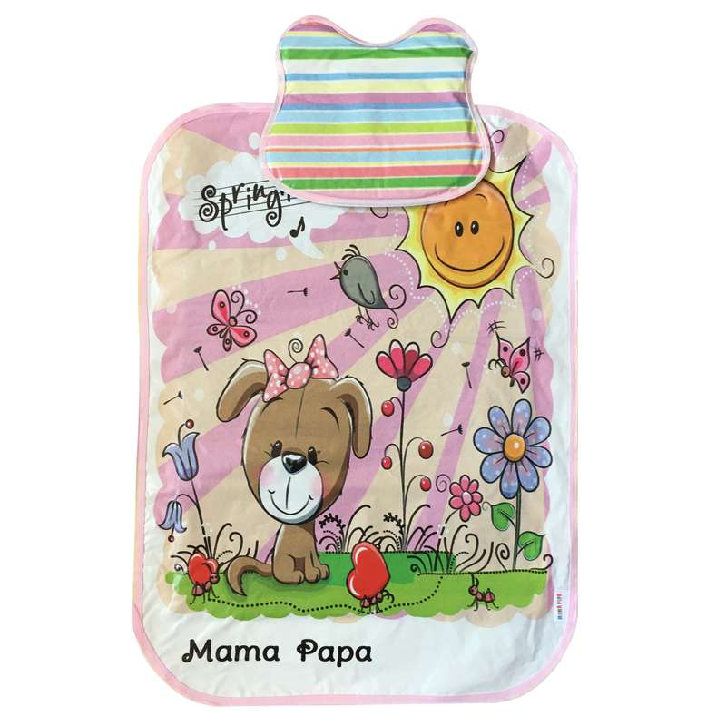 زیرانداز تعویض نوزاد ماما پاپا مدل سگ کد 4