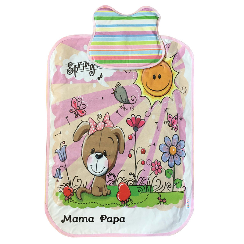 زیرانداز تعویض نوزاد ماما پاپا مدل سگ کد 4