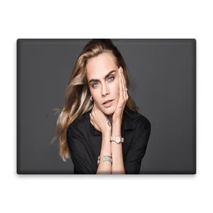کاشی اطلس آبی طرح بازیگر کارا جاسلین دلوین مدل T6066