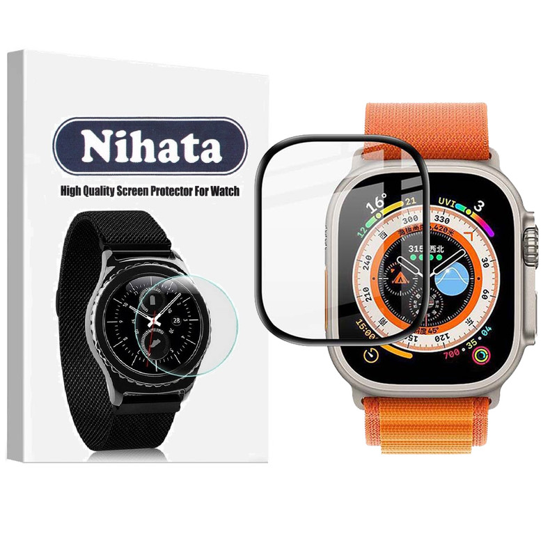 محافظ صفحه نمایش نیهاتا مدل pmma مناسب برای اپل واچ watch 49 mm