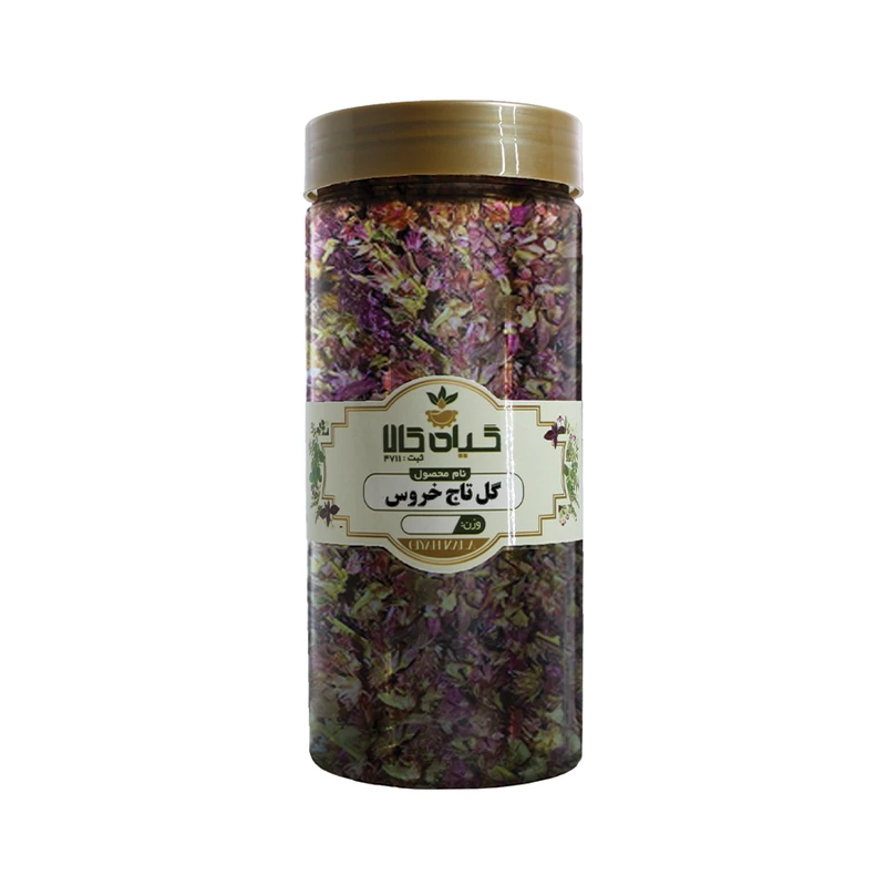 گل تاج خروس خشک گیاه کالا - 100 گرم 