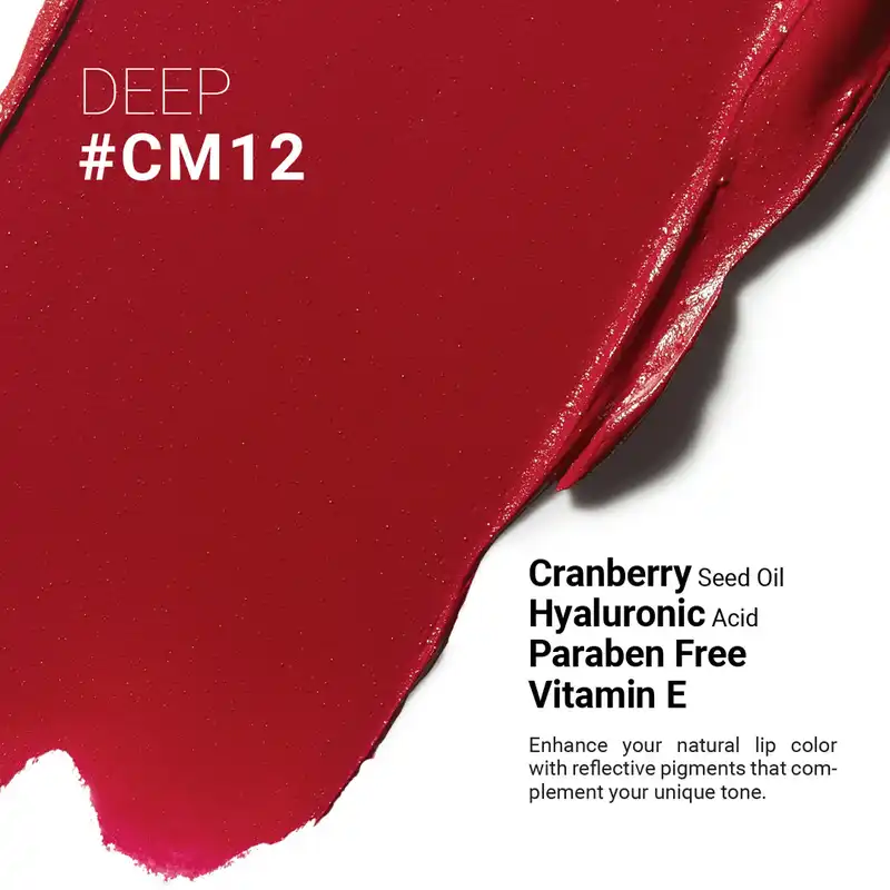 رژ لب مدادی اشتون مدل مات مخملی شماره CM12