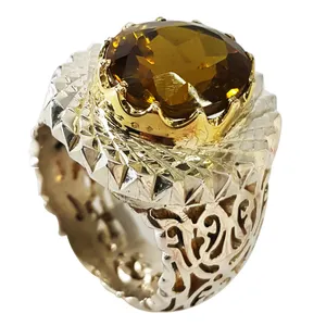 انگشتر نقره مردانه مدل زولتنایت 100102