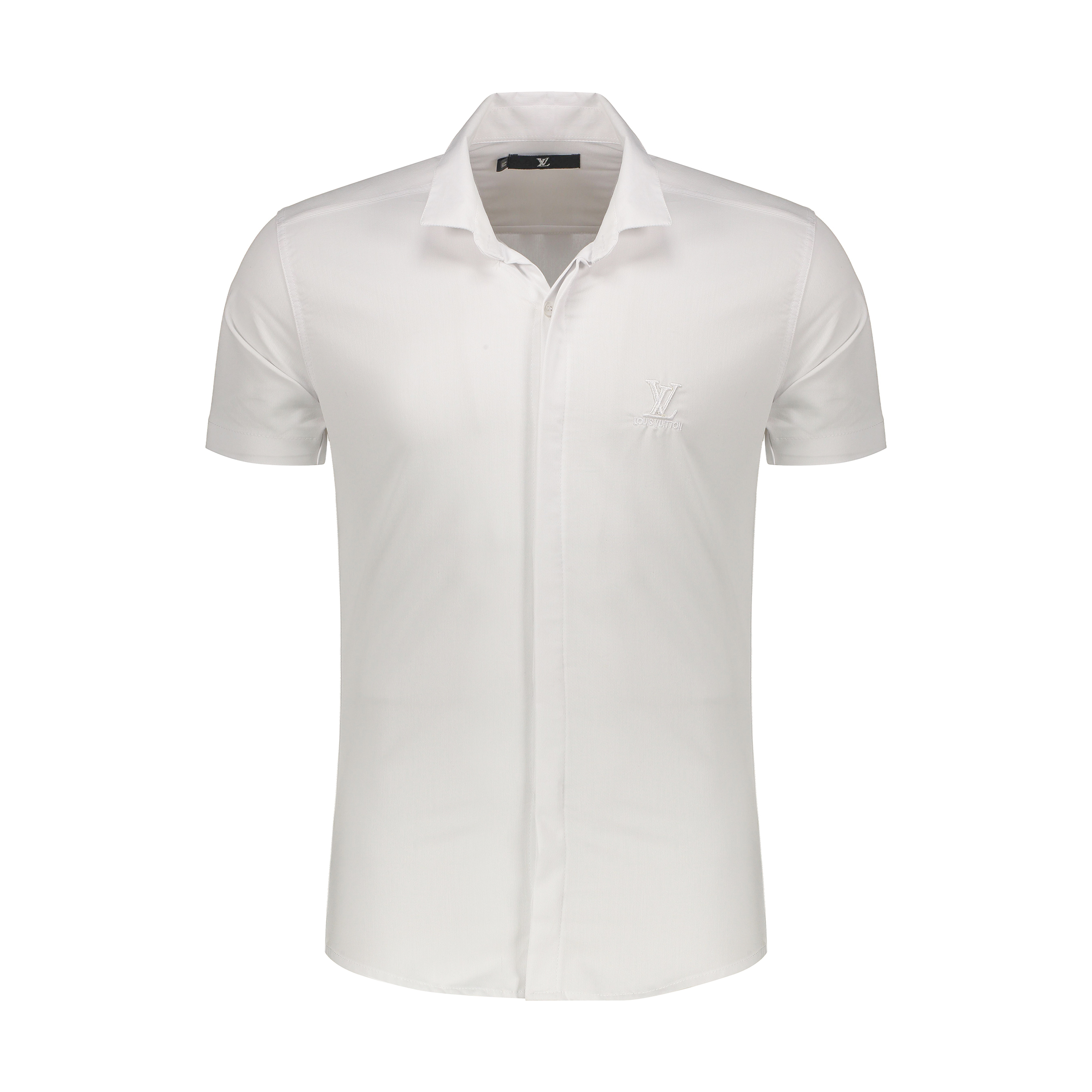 نکته خرید - قیمت روز  پیراهن آستین کوتاه مردانه مدل V 500 رنگ سفید خرید