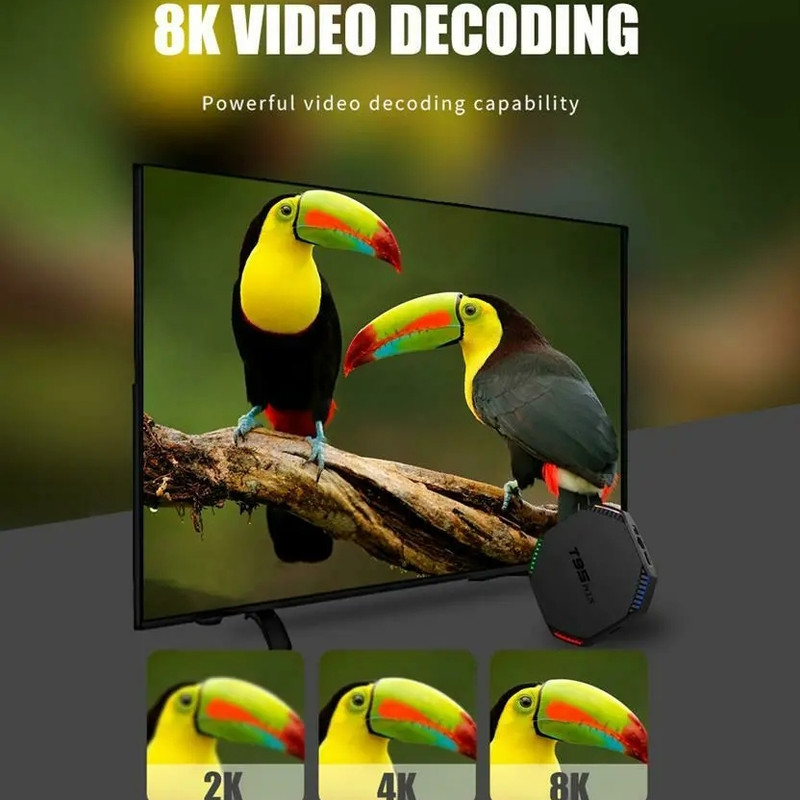 اندروید باکس مدل T95 PLUS 8K 8.64GB