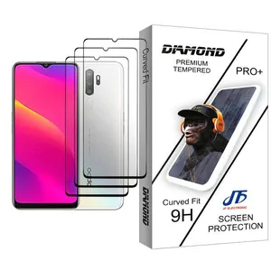 JF Diamond Glass MIX003 Screen Protector For Oppo A11 Pack Of 3
