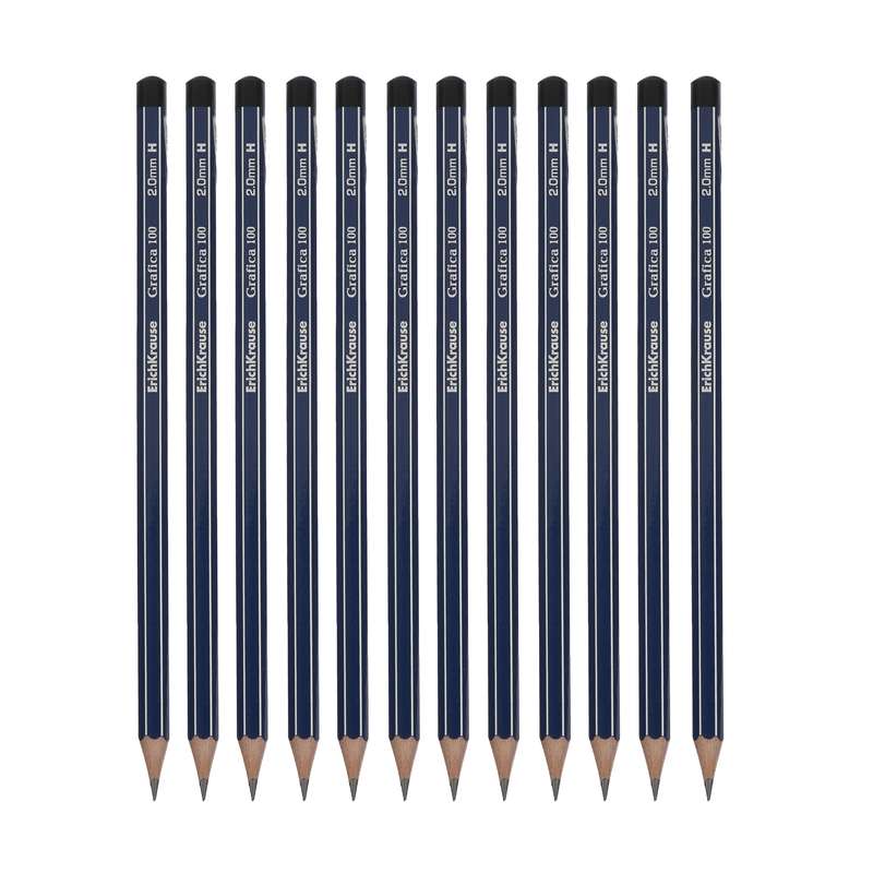 مداد مشکی اریک کراوزه مدل grafica 100 کد 32848 بسته 12 عددی