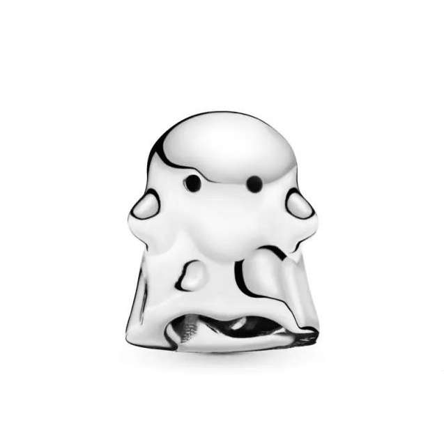 آویز گردنبند نقره زنانه پاندورا مدل Boo the Ghost