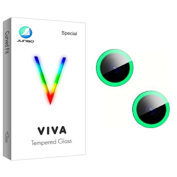 محافظ لنز دوربین جانبو مدل Viva GlassBLACKLIGHT مناسب برای گوشی موبایل اپل iPhone 13 Mini