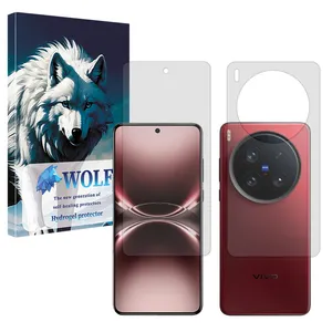 Wolf Tough model Matte screen protector suitable for Vivo X200 Ultra mobile phone along with the back protector