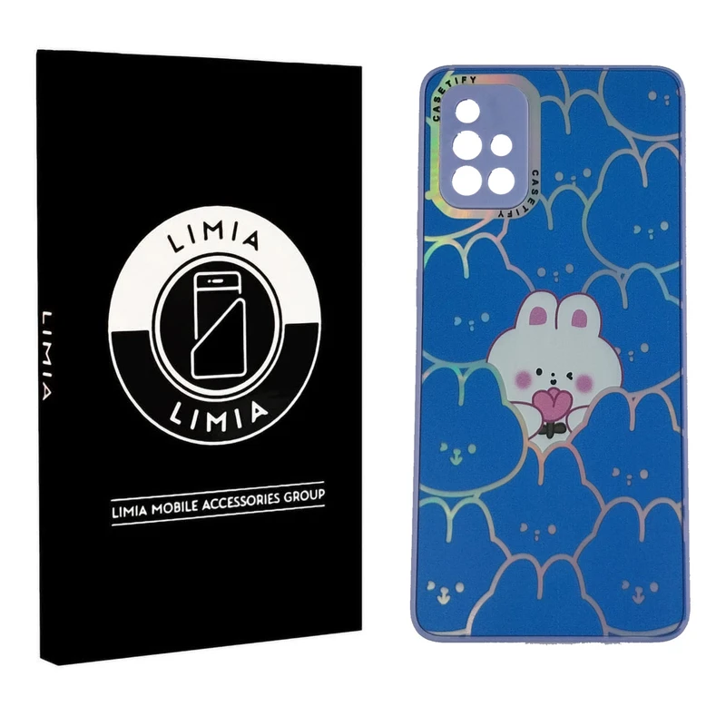 کاور لیمیا مدل فانتزی لنزدار طرح عروسکی PVD مناسب برای گوشی موبایل سامسونگ Galaxy A71