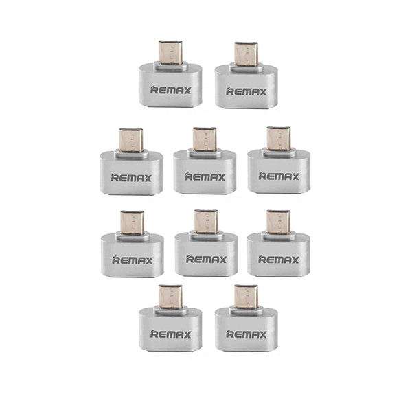  مبدل micro_usb به usb ریمکس مدل m02 بسته ده عددی