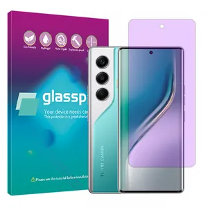Glass pro Hydrogel model anti purple screen protector suitable for Tecno Camon 40 Pro mobile phone