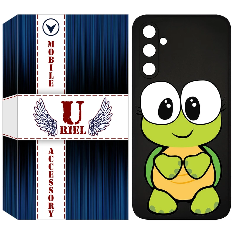 کاور یوریل قاب مدل KSH کد 59 طرح لاکپشت مناسب برای گوشی موبایل سامسونگ Galaxy A54