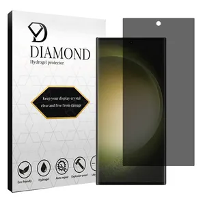 Diamond Hydrogel model privacy Screen Protector for Samsung Galaxy S23 Ultra mobile phone