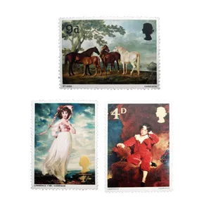 تمبر یادگاری طرح تابلو نقاشی کد Z-28 مجموعه 3 عددی