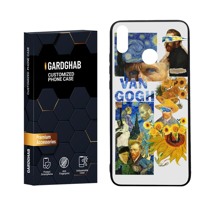 کاور گارد قاب مدل دورژله ای پشت گلس هنری مناسب برای گوشی آنر 8x