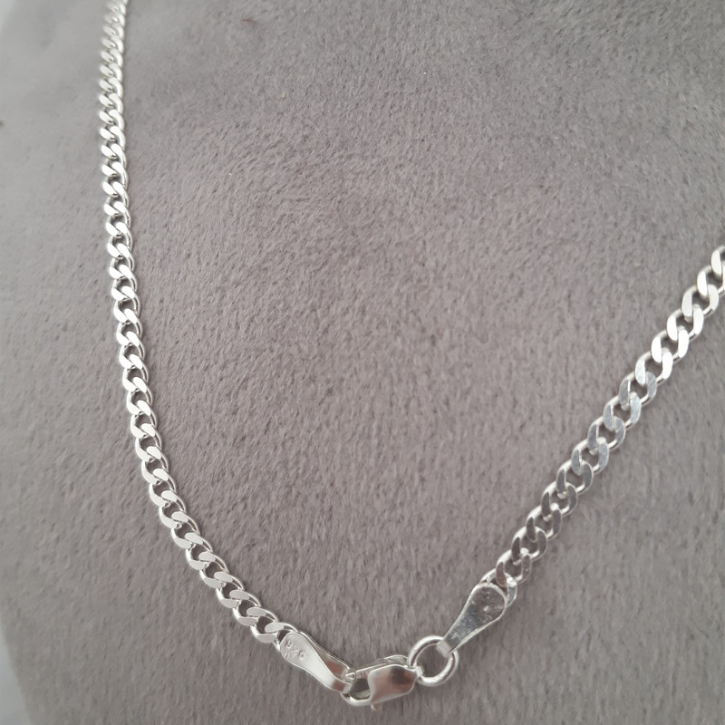 زنجیر نقره مردانه کد krt8.77