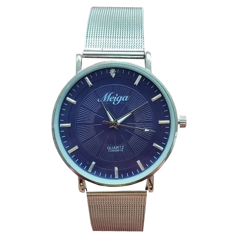 ساعت مچی عقربه‌ای کوارتز مردانه مدل بندحصیری 0088