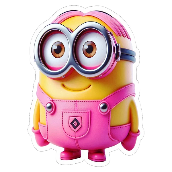 استیکر پارچه و لباس پاد آفرین طرح مینیون ها کد 1341