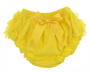 شورت نوزادی مدل فانتزی رنگ زرد