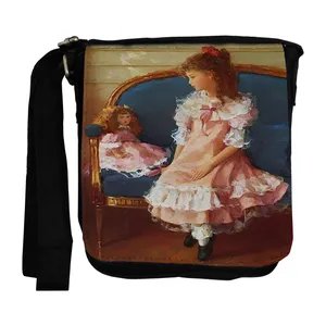  کیف رودوشی طرح دختر و عروسک کد nb322