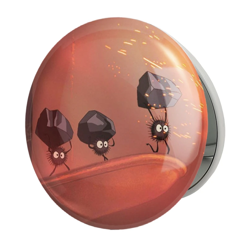 آینه جیبی خندالو طرح چیهیرو انیمه شهر اشباح Spirited Away مدل تاشو کد 30266