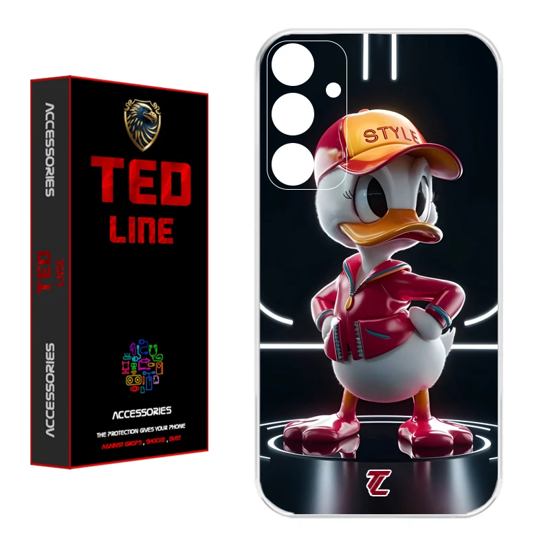 کاور تد لاین طرح دانلد داک کد 1137 مناسب برای گوشی موبایل سامسونگ Galaxy S23 FE