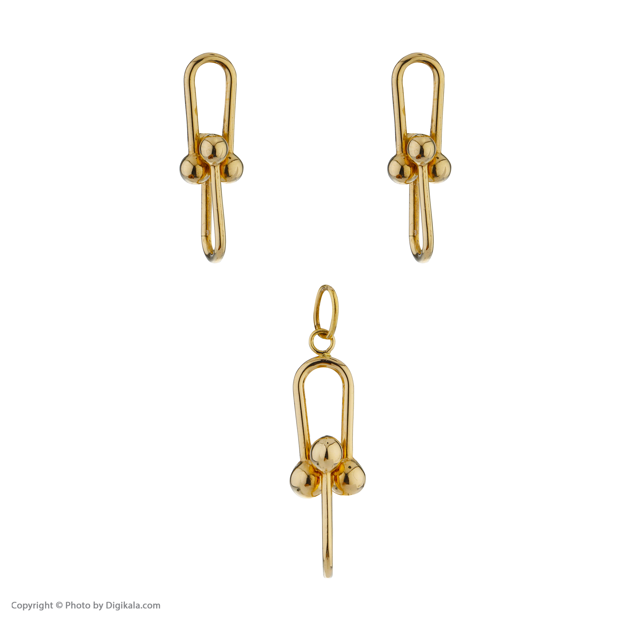 نیم ست طلا 18 عیار زنانه مایا ماهک مدل MS0647 طرح تیفانی