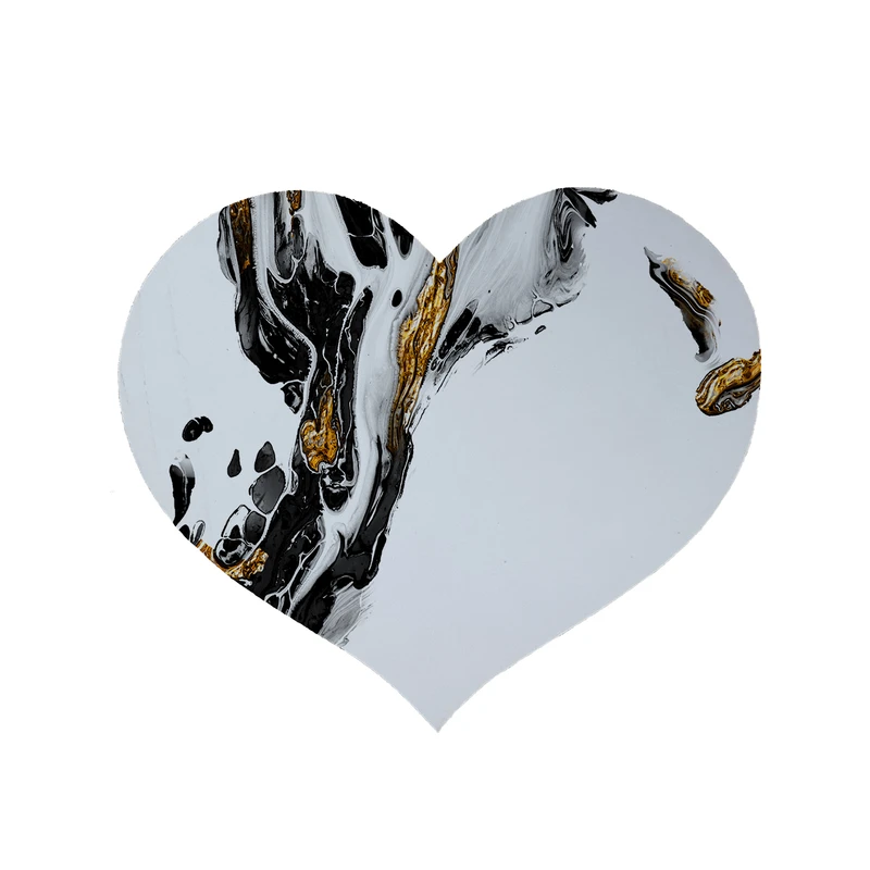  پادری مدل قلب طرح فانتزی کد 8629 سایز 90x90 سانتی متر