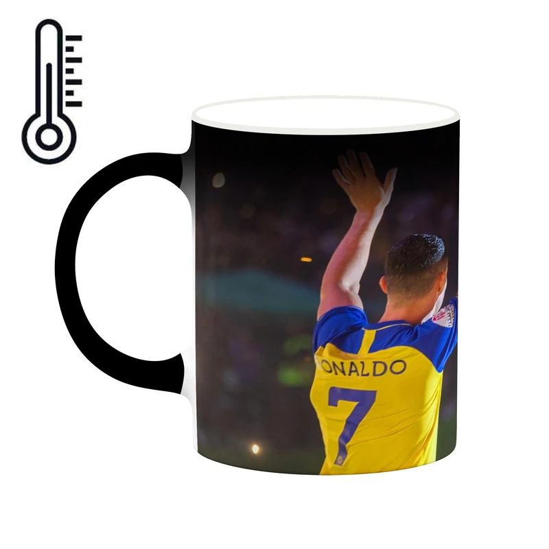 ماگ حرارتی کاکتی طرح Ronaldo رونالدو مدل mgh42995