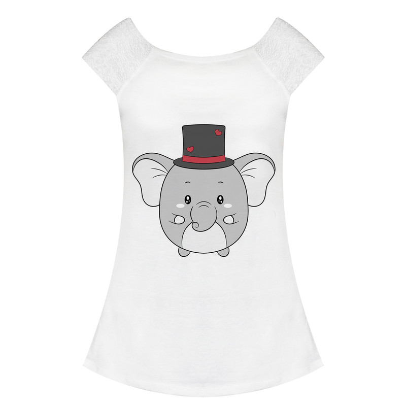 تی شرت زنانه مدل ST0005-110022 