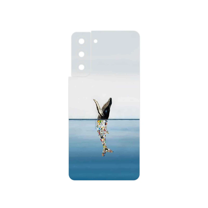 برچسب پوششی ماهوت مدل Collage of Sea Trash مناسب برای گوشی موبایل سامسونگ Galaxy S21 5G